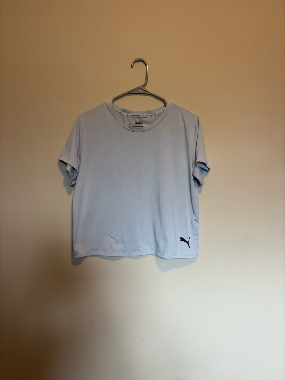 Puma Pale Blue Short Sleeve Crew Tee